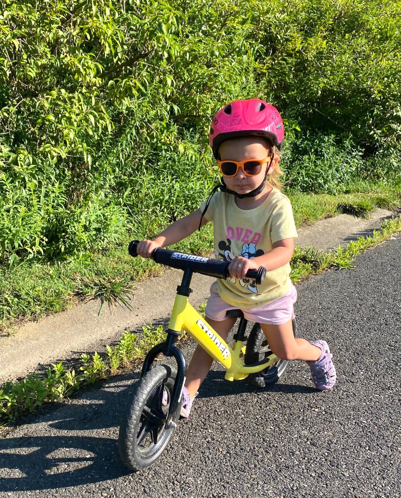 encourage and praise to get your child motivated to ride a bike