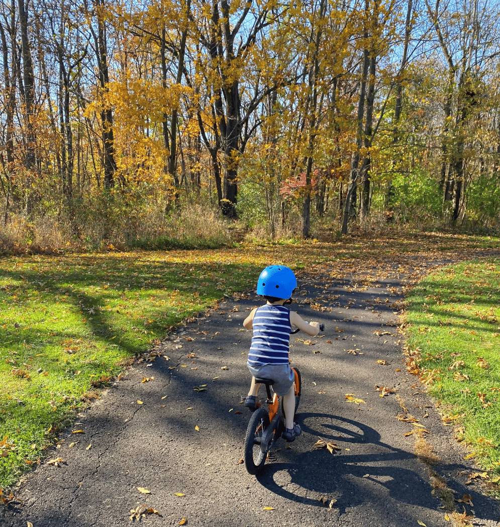 how to motivate a kid to ride a bike: go at their pace picture