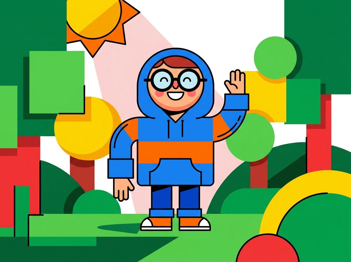 Playful Block Colors Style