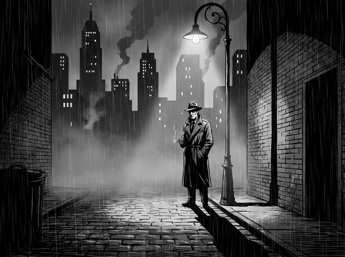 Classic Noir Animation Style