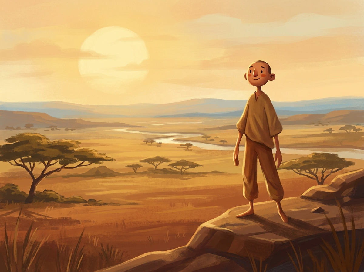 Golden Savanna Illustration