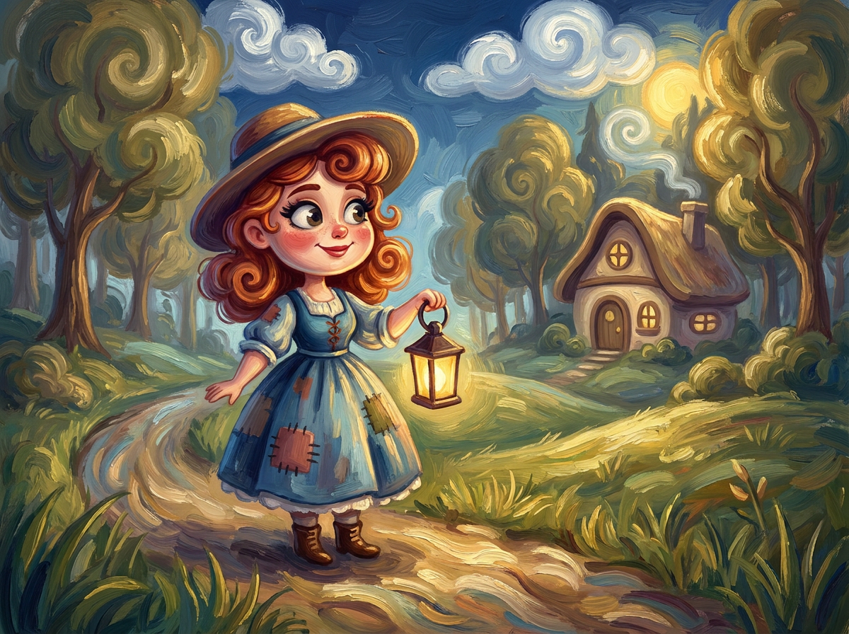 Cartoon-oil-painting