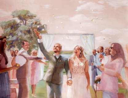 Hochzeitsmalerei