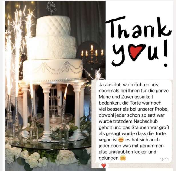 Torten Mosbach-Hochzeitstorte in Obrigheim