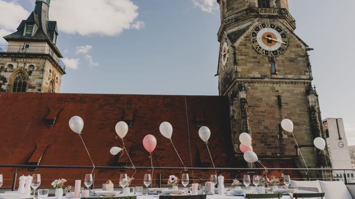 Heiraten am Schillerplatz mit wunderschöner Dachterrasse - - Stuttgart
