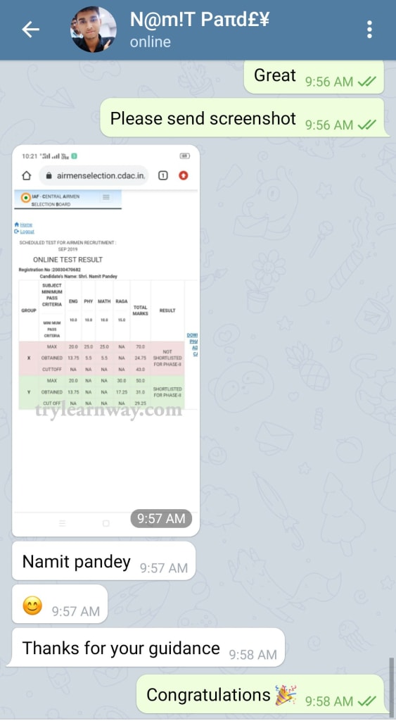 Namit Pandey Y - Group