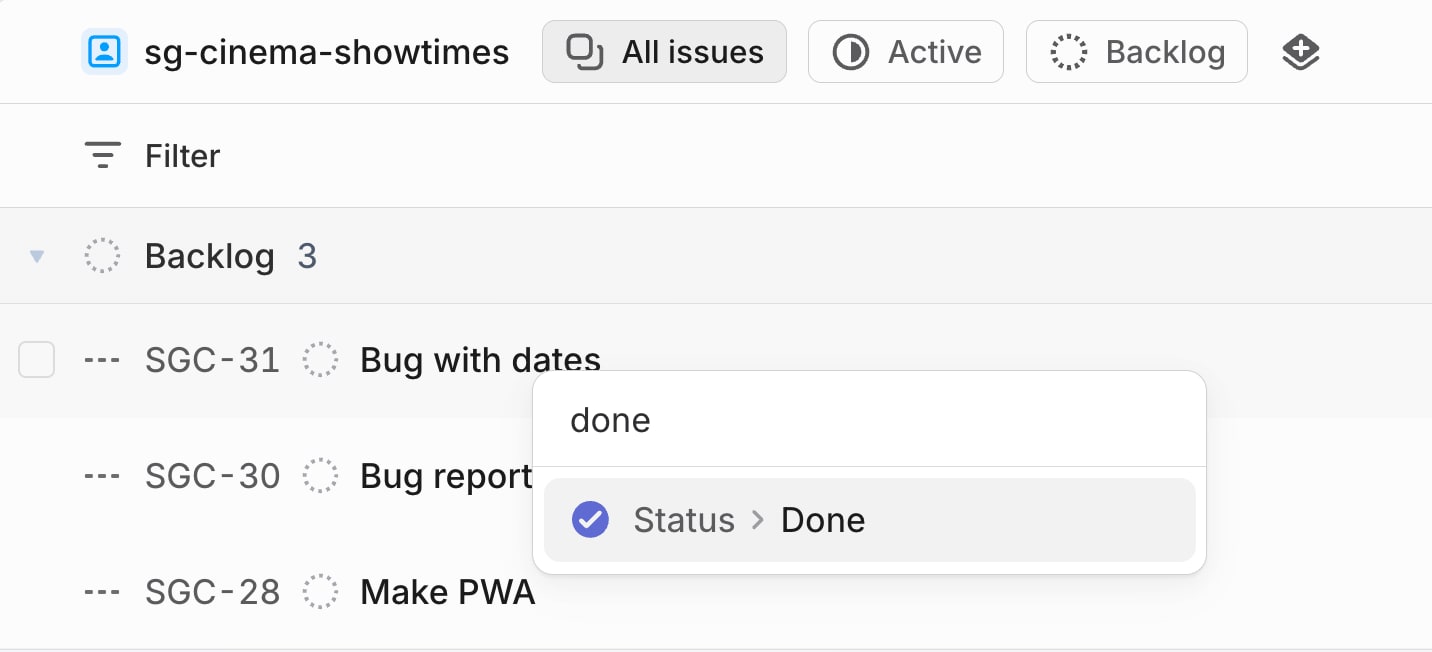 A screenshot showing an intuitive user interface design