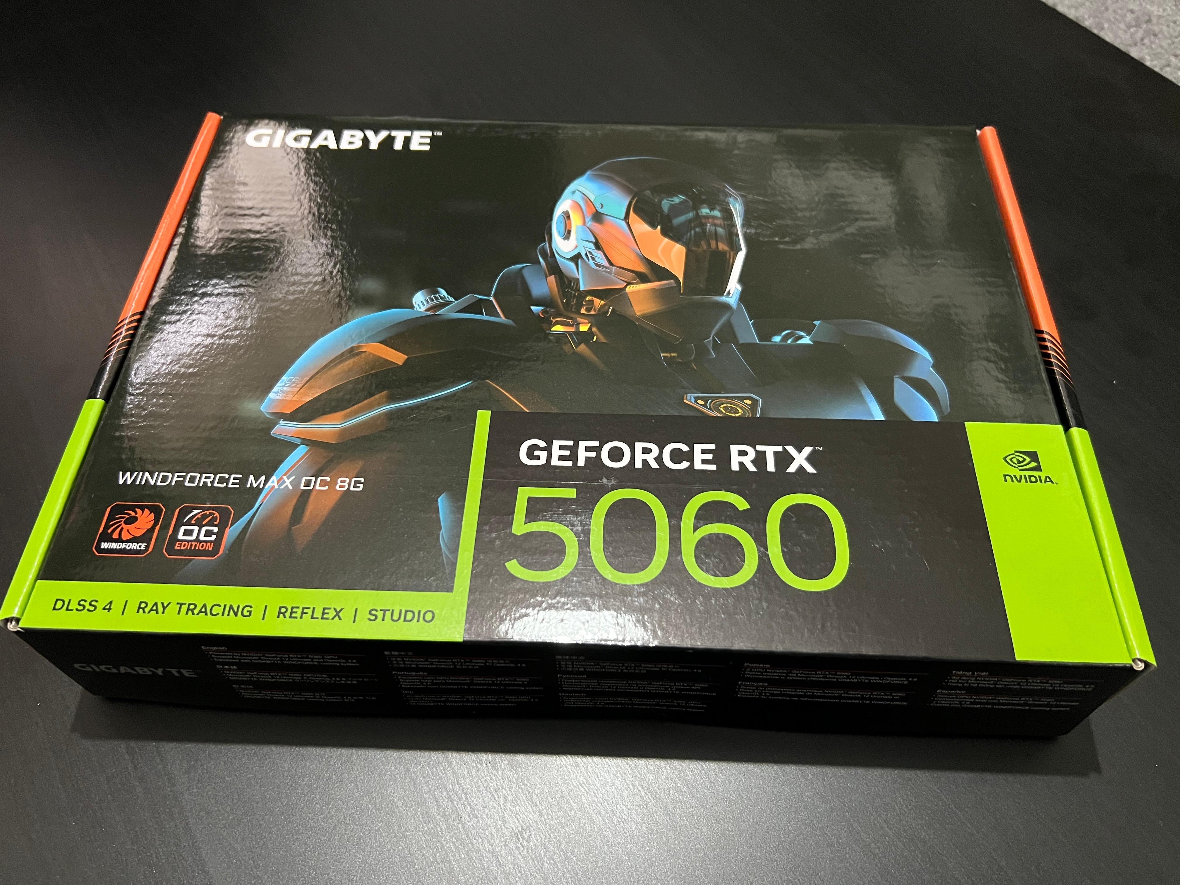 Gigabyte RTX 5060 Kutusu