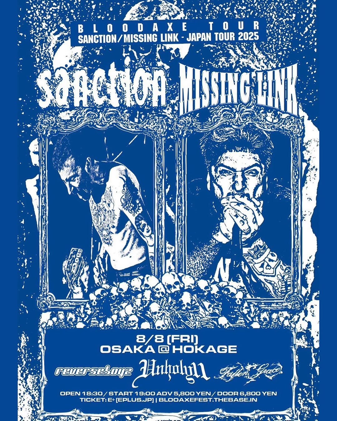 Preview image of 【SANCTION(US) / MISSING LINK(US) JAPAN TOUR 2025 詳細決定🔥】