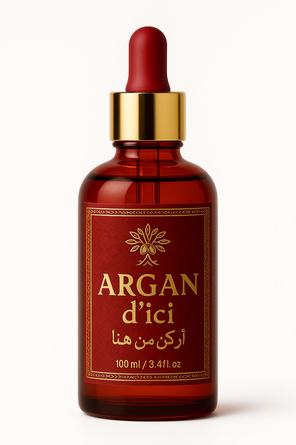 Huile d'argan aux huiles essentielles de Rose de Damas 100ml