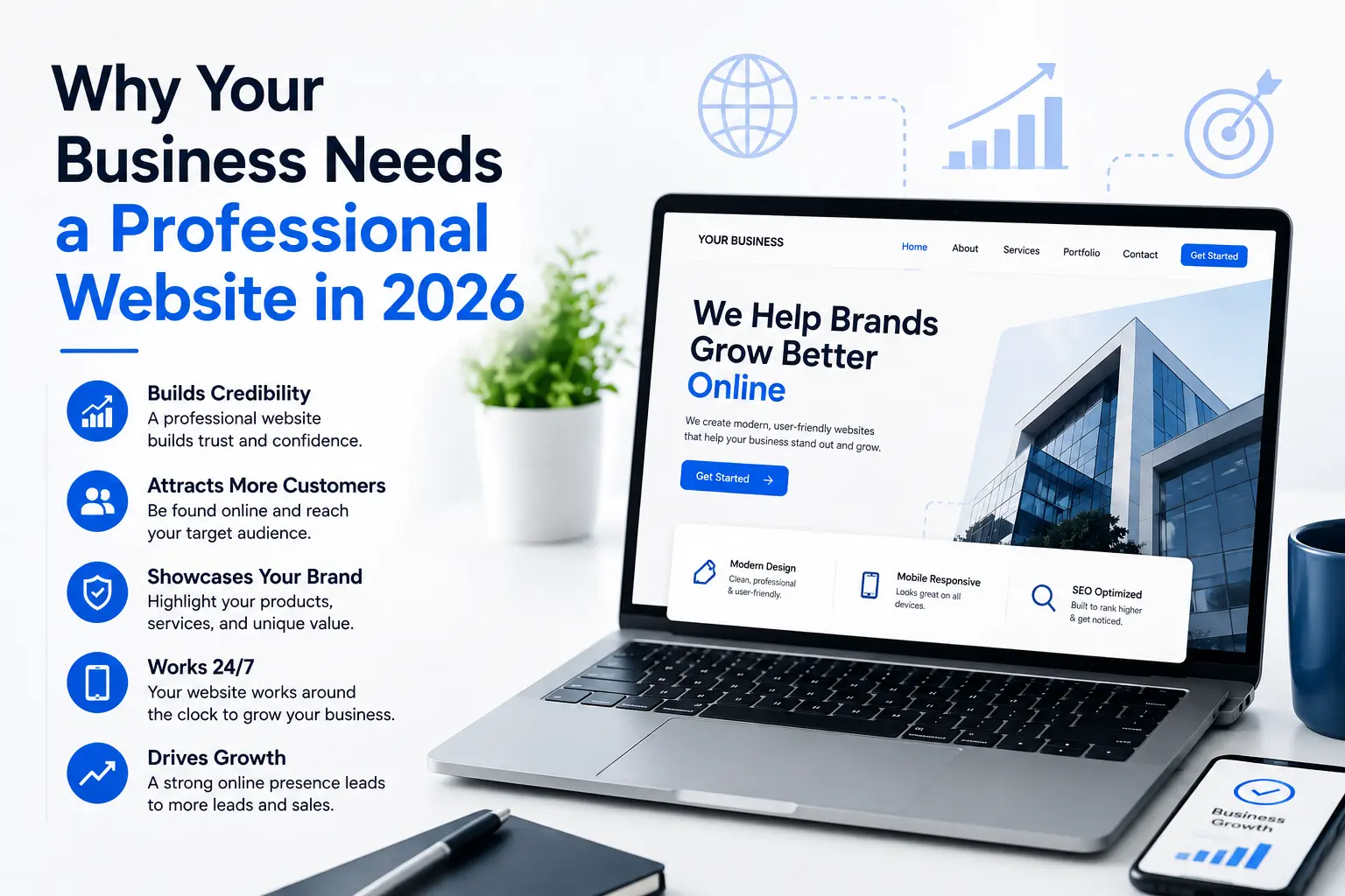 Why Your Business Needs a Professional Website in 2026 (Real Data + Proof)