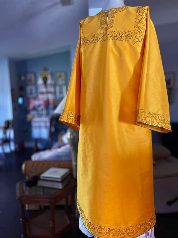 Exquisite Fully Embroidered Altar Server Robe