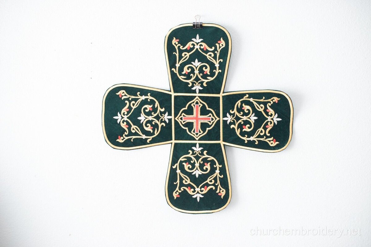 Ornate Silk Chalice Cover Set for Orthodox Worship — photo 12
