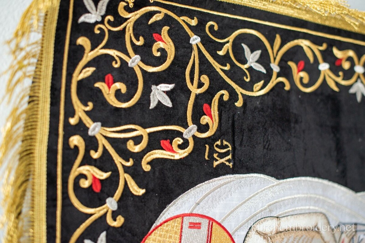 Ornate Silk Chalice Cover Set for Orthodox Worship — photo 4