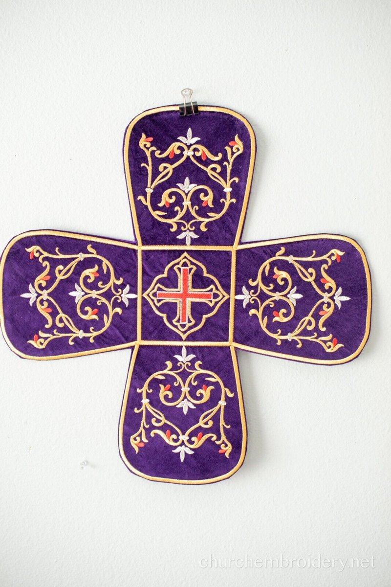 Ornate Silk Chalice Cover Set for Orthodox Worship — photo 7