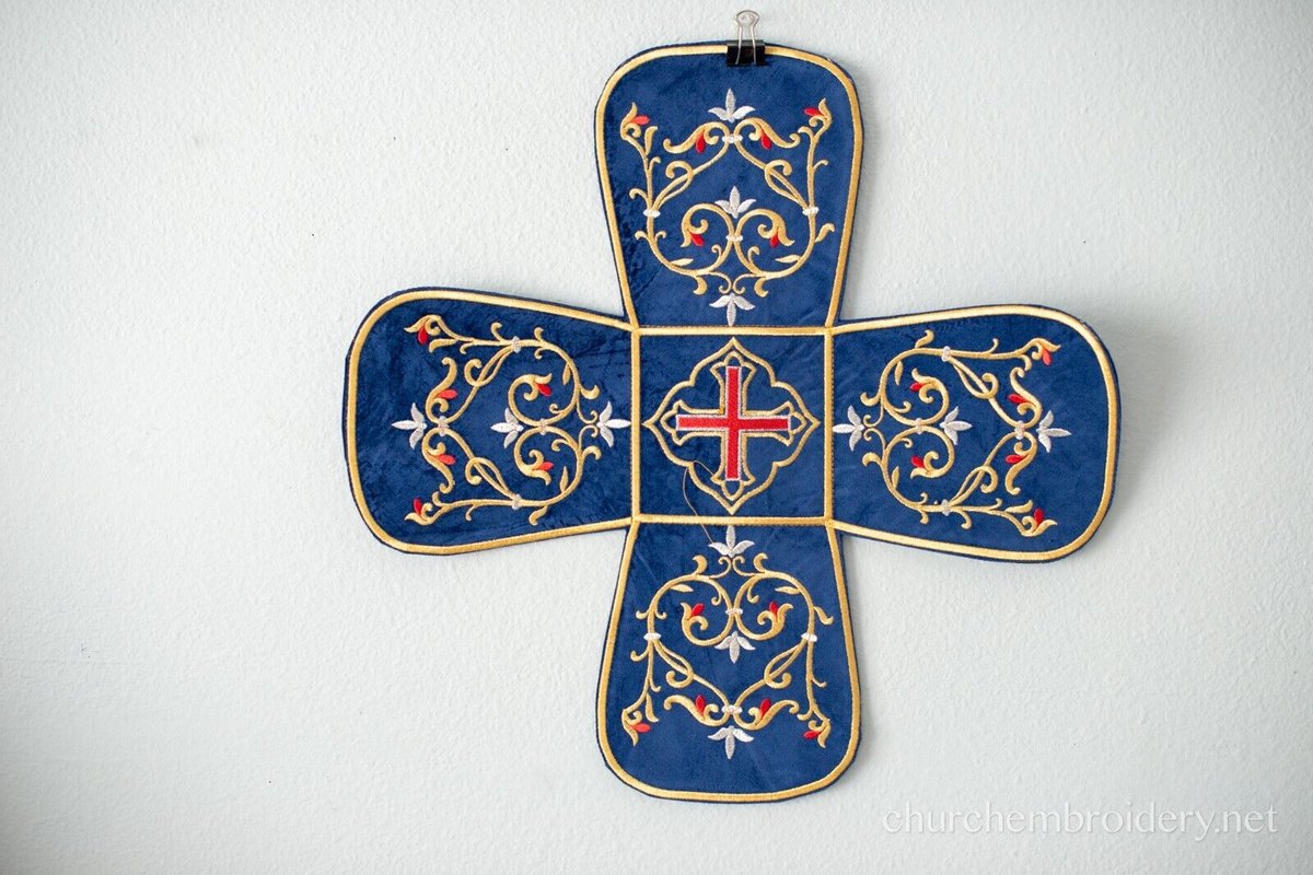 Ornate Silk Chalice Cover Set for Orthodox Worship — photo 8