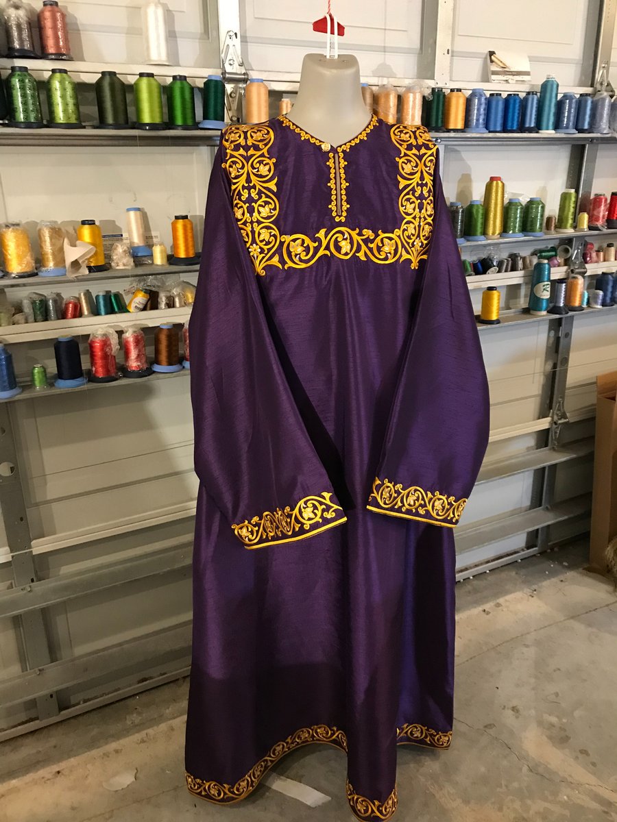 Embroidered Altar Server Robe with Lining