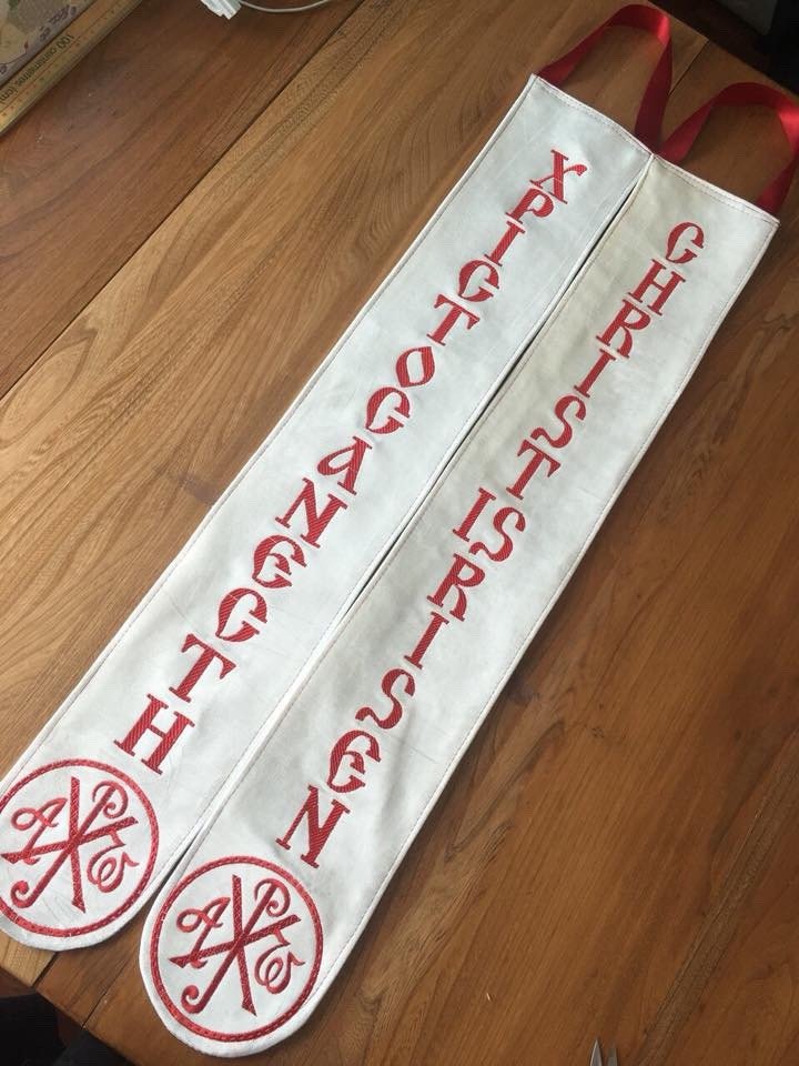 Embroidered Christ is Risen Lention Trim — photo 2