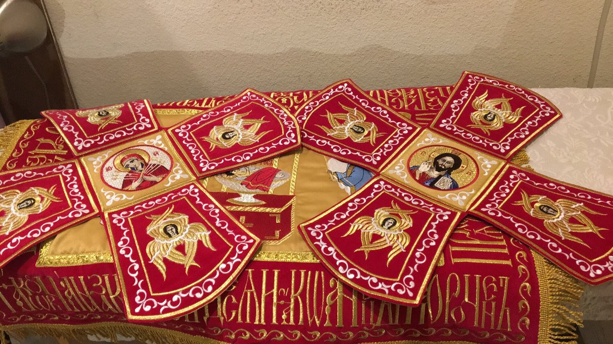 Velvet Chalice Covers for Liturgy Services — photo 2