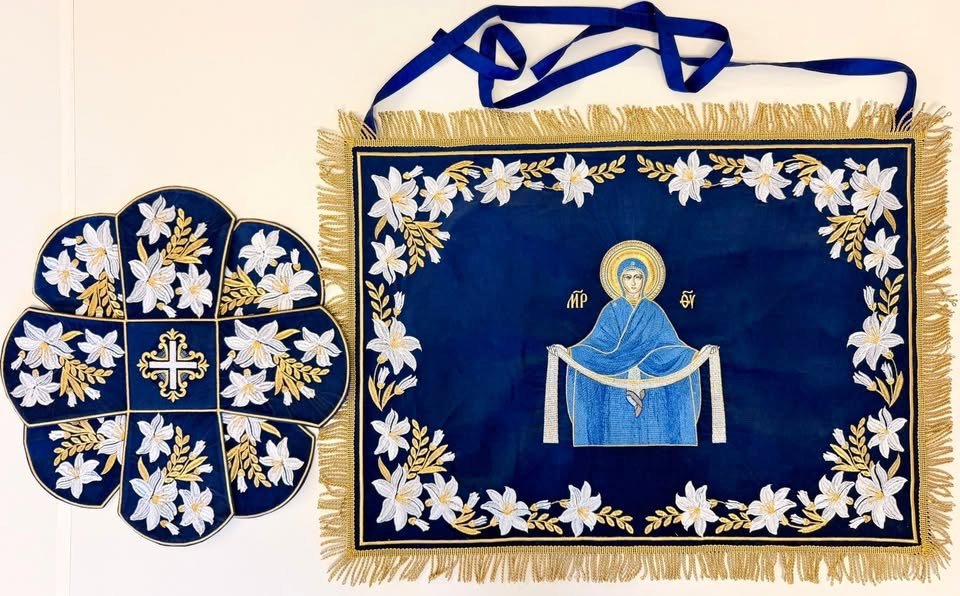 Custom Orthodox Chalice Cover Set - Velvet Cotton Elegance — photo 2