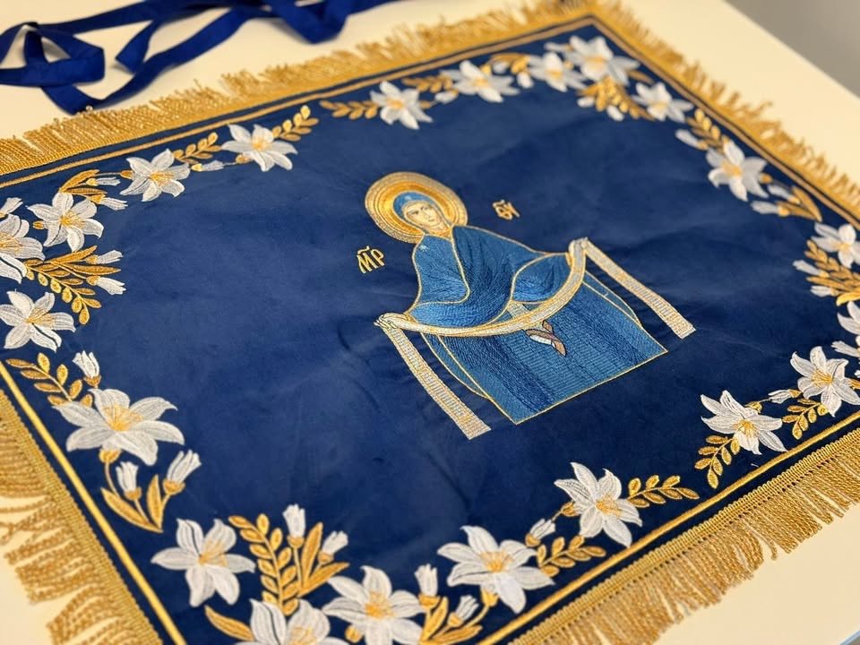 Custom Orthodox Chalice Cover Set - Velvet Cotton Elegance — photo 3
