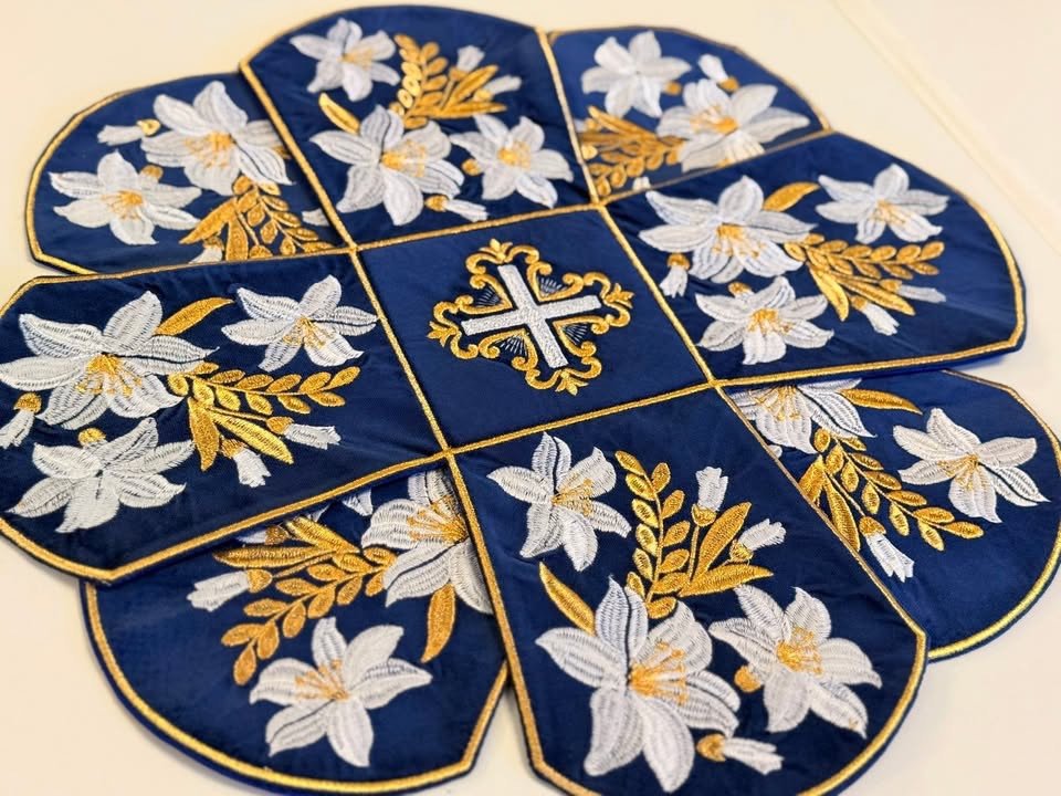 Custom Orthodox Chalice Cover Set - Velvet Cotton Elegance — photo 4