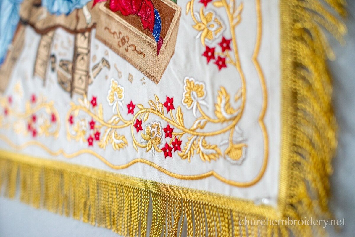 Chalice Covers Veils. Fully Embroidered Large Icon. Orthodox Church Pascha — photo 5