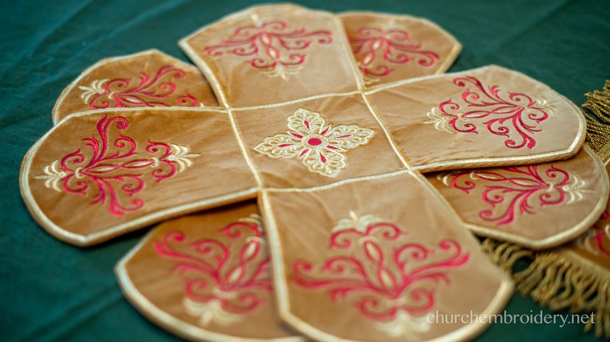Custom Orthodox Chalice Covers Set - Velvet Cotton — photo 4