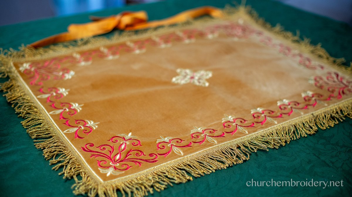 Custom Orthodox Chalice Covers Set - Velvet Cotton — photo 6