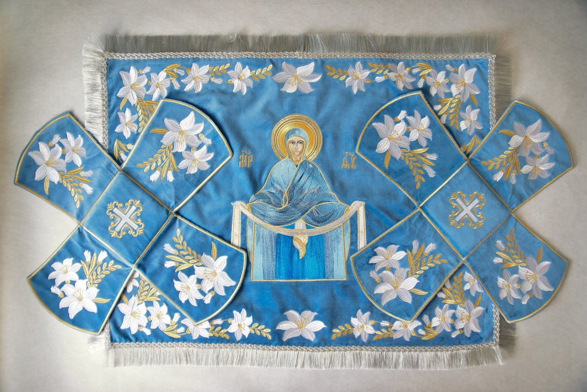 Embroidered Chalice Covers &amp; Veils for Orthodox Worship — photo 4