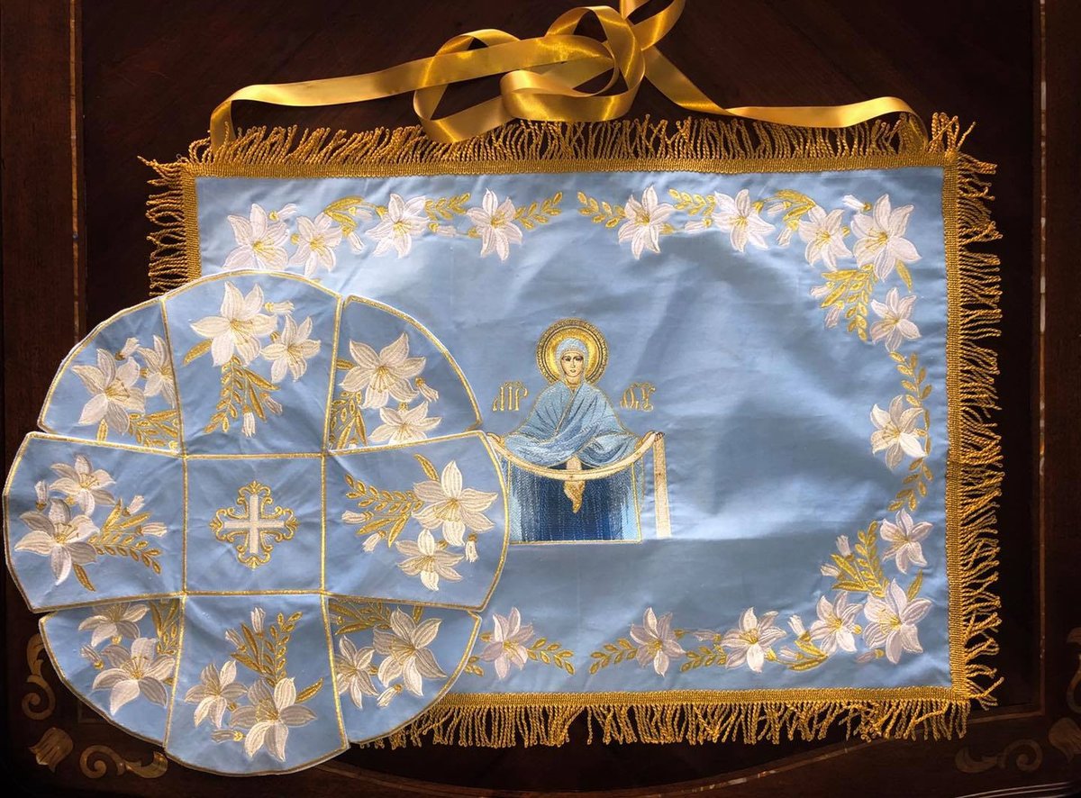Embroidered Chalice Covers &amp; Veils for Orthodox Worship — photo 6