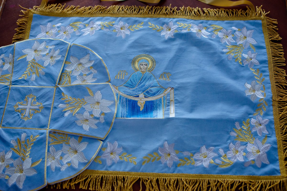 Embroidered Chalice Covers &amp; Veils for Orthodox Worship — photo 7
