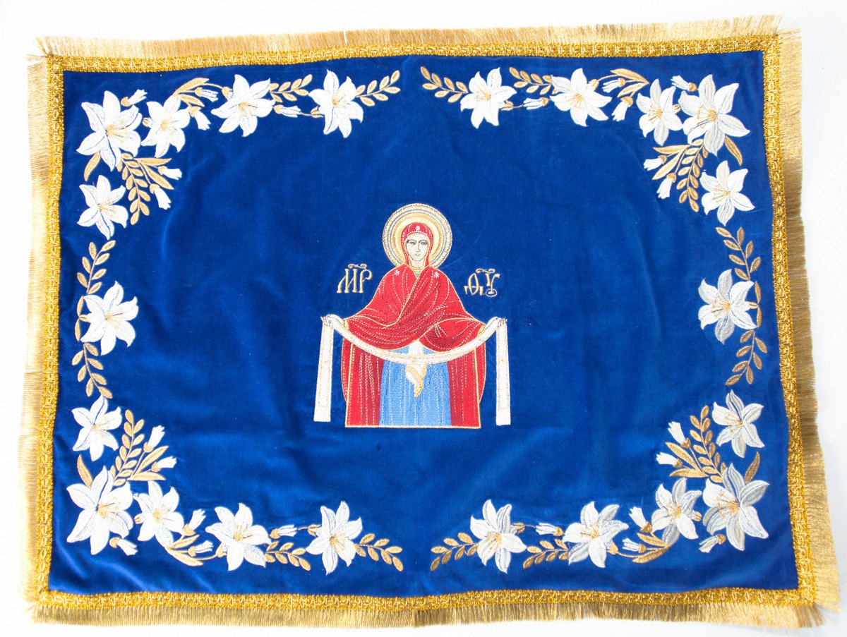 Embroidered Chalice Covers &amp; Veils for Orthodox Worship