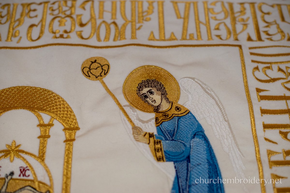 Embroidered Chalice Veils with Holy Icons and Troparion — photo 8