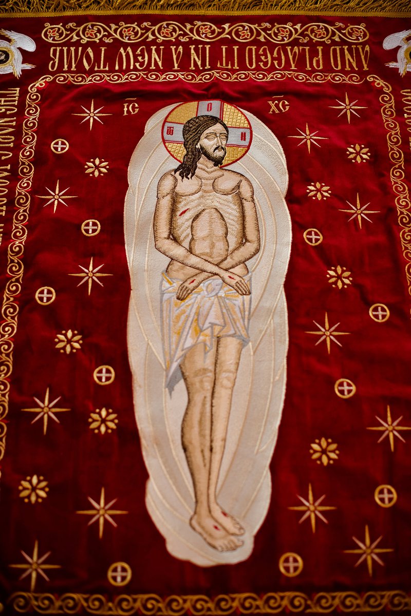 Fully-embroidered Orthodox  shroud   of Christ our God — photo 12
