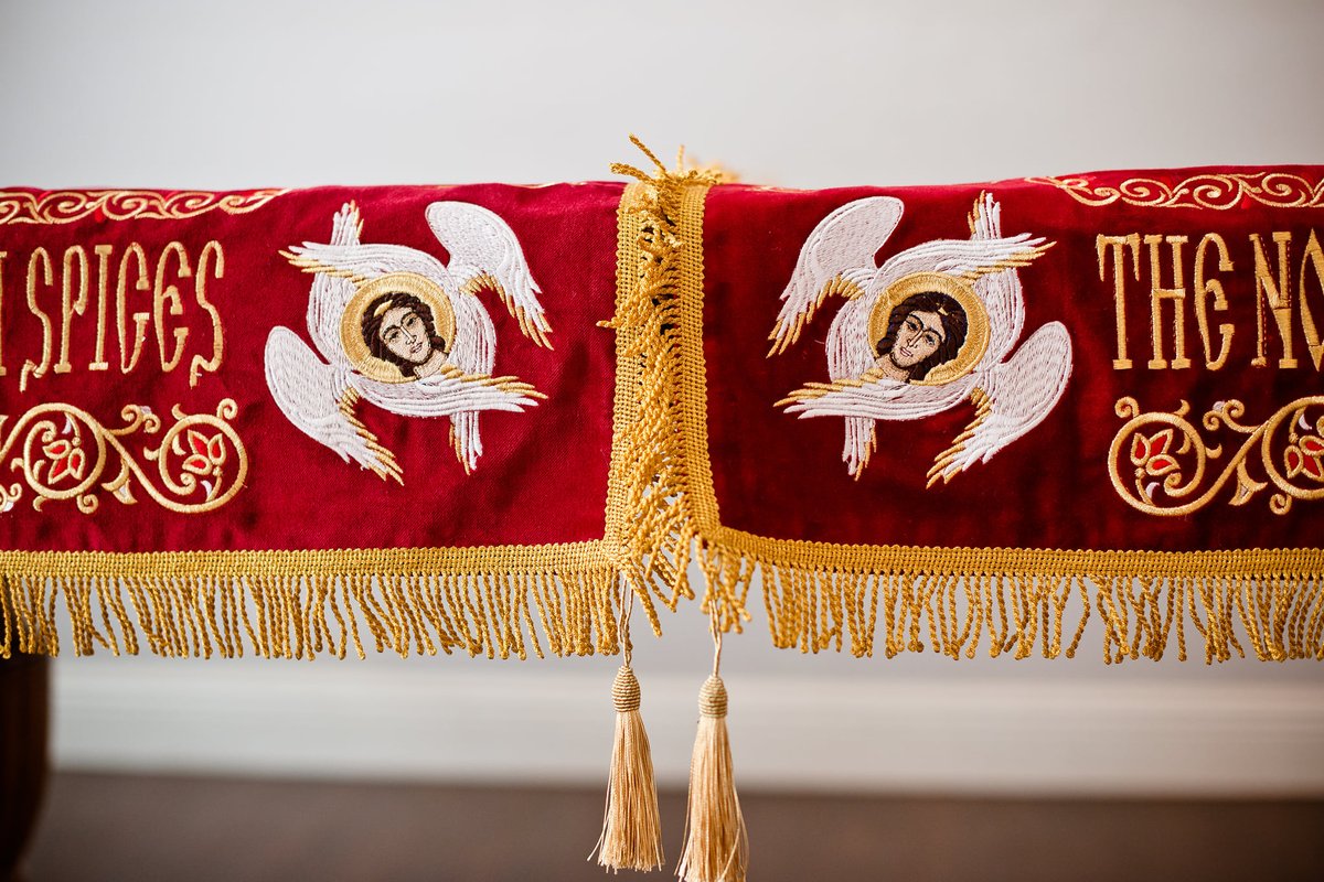 Fully-embroidered Orthodox  shroud   of Christ our God — photo 4