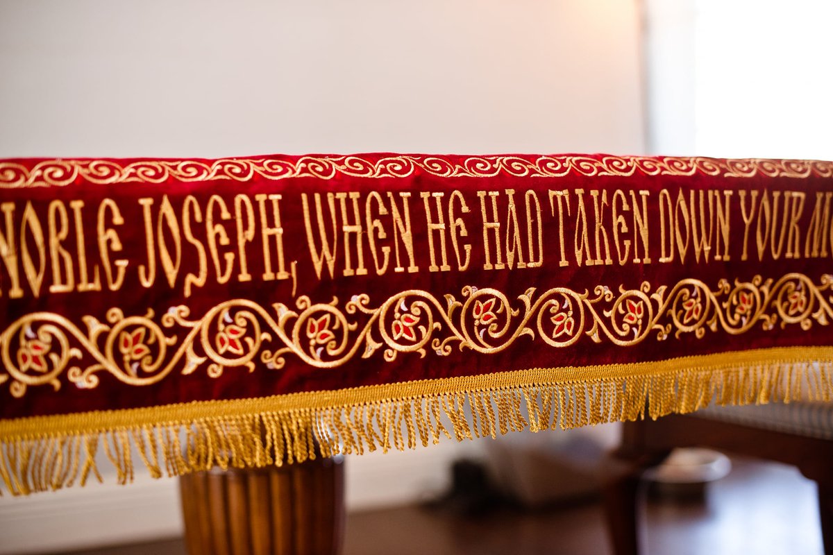 Fully-embroidered Orthodox  shroud   of Christ our God — photo 5