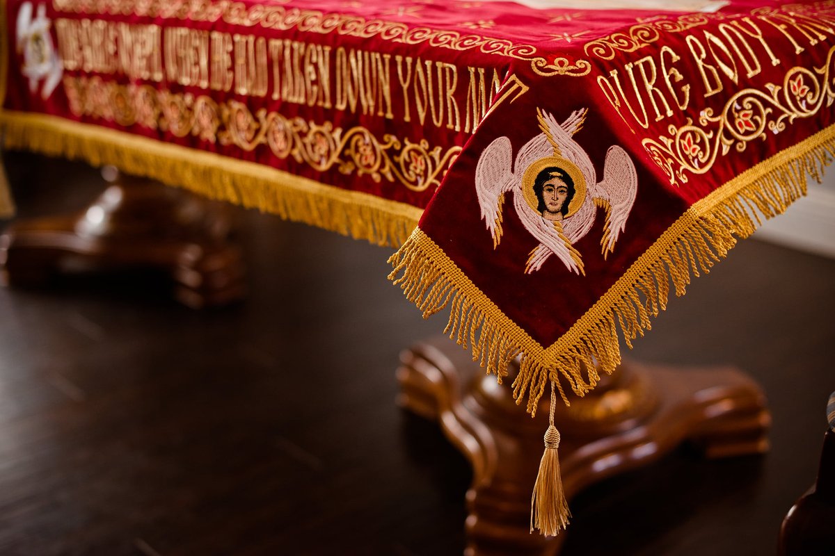 Fully-embroidered Orthodox  shroud   of Christ our God — photo 6