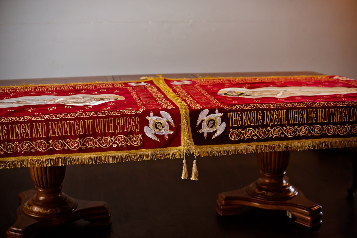 Fully-embroidered Orthodox  shroud   of Christ our God — photo 7
