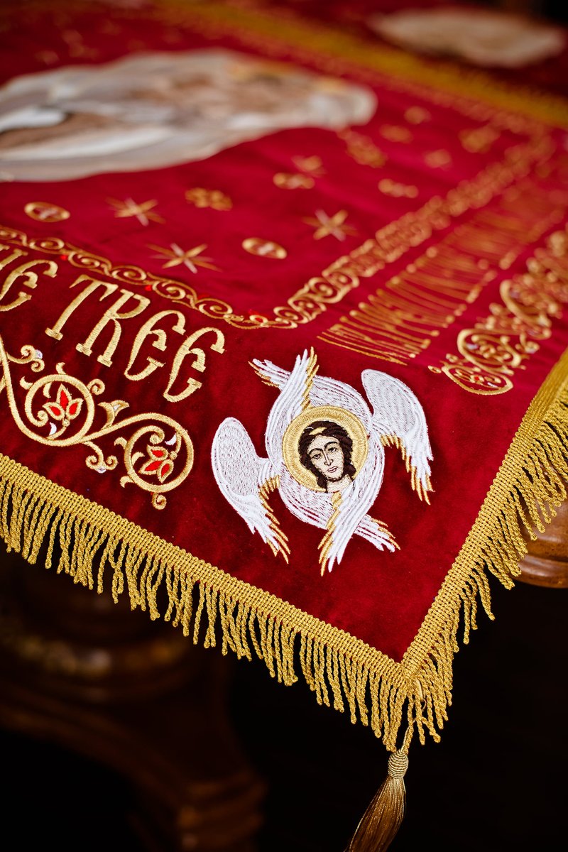 Fully-embroidered Orthodox  shroud   of Christ our God — photo 9