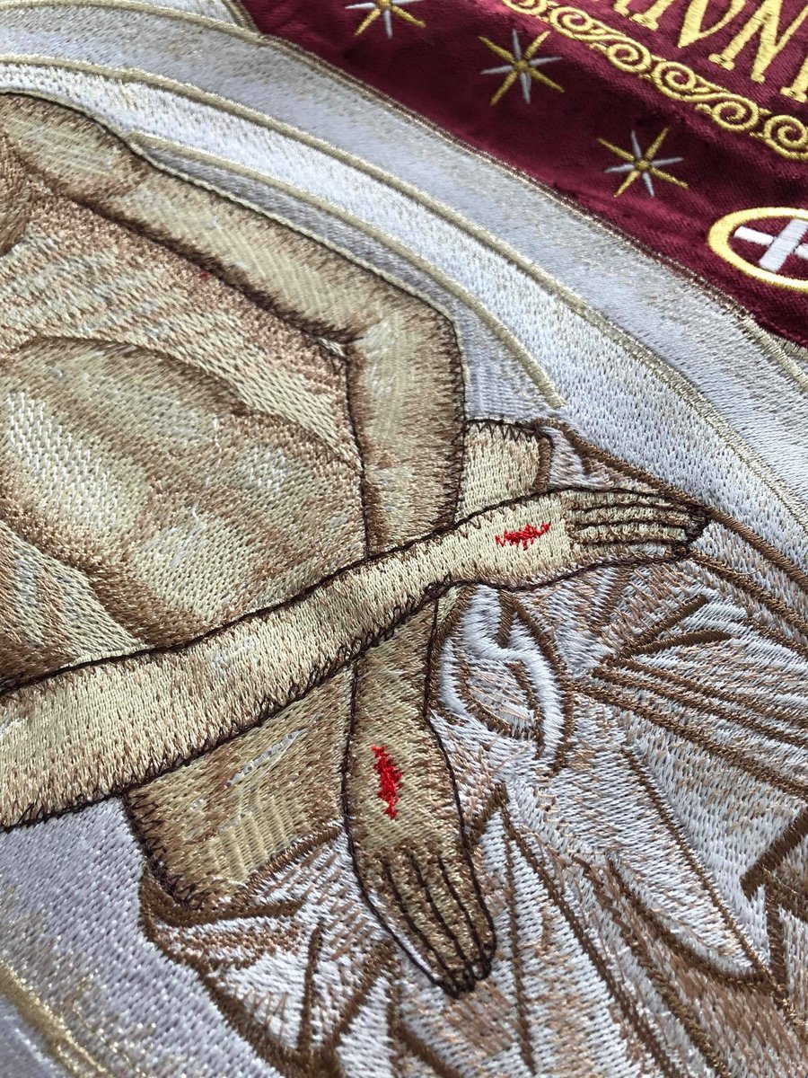 Luxurious Cotton Velvet Shroud of Christ, Small 25x36 — photo 2