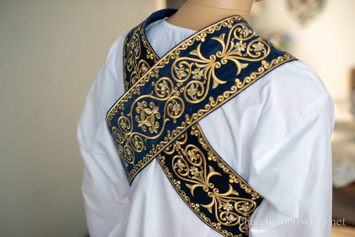 Deacon Orarion from Velvet Cotton with Premium Metallic Threads — photo 10
