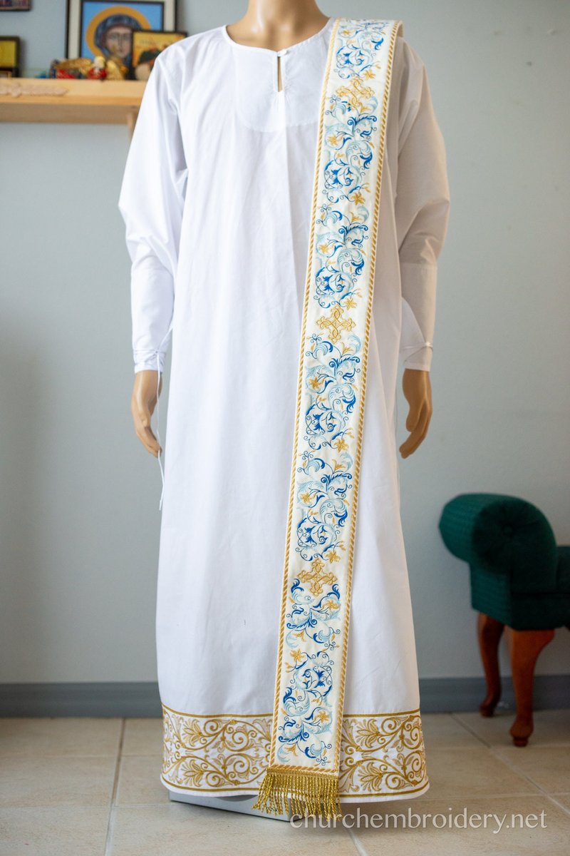 Deacon Orarion from Velvet Cotton with Premium Metallic Threads — photo 2