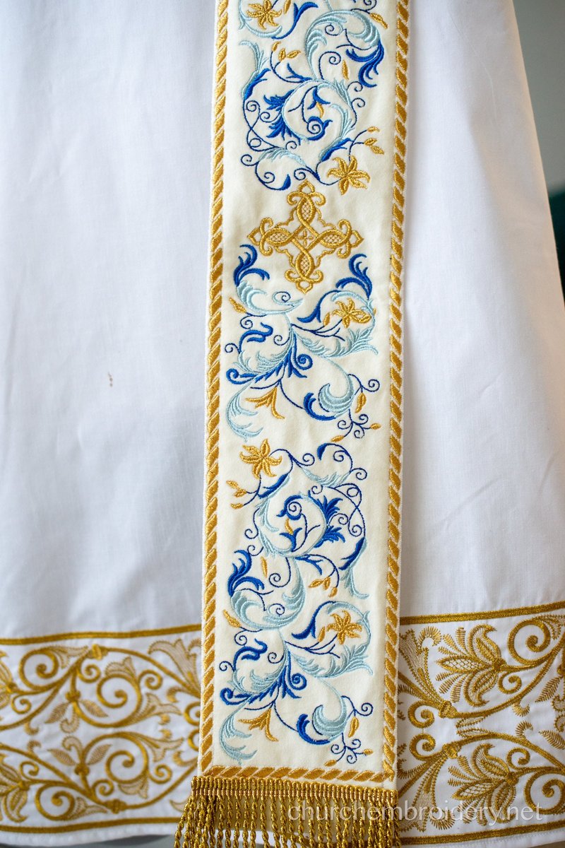 Deacon Orarion from Velvet Cotton with Premium Metallic Threads — photo 4