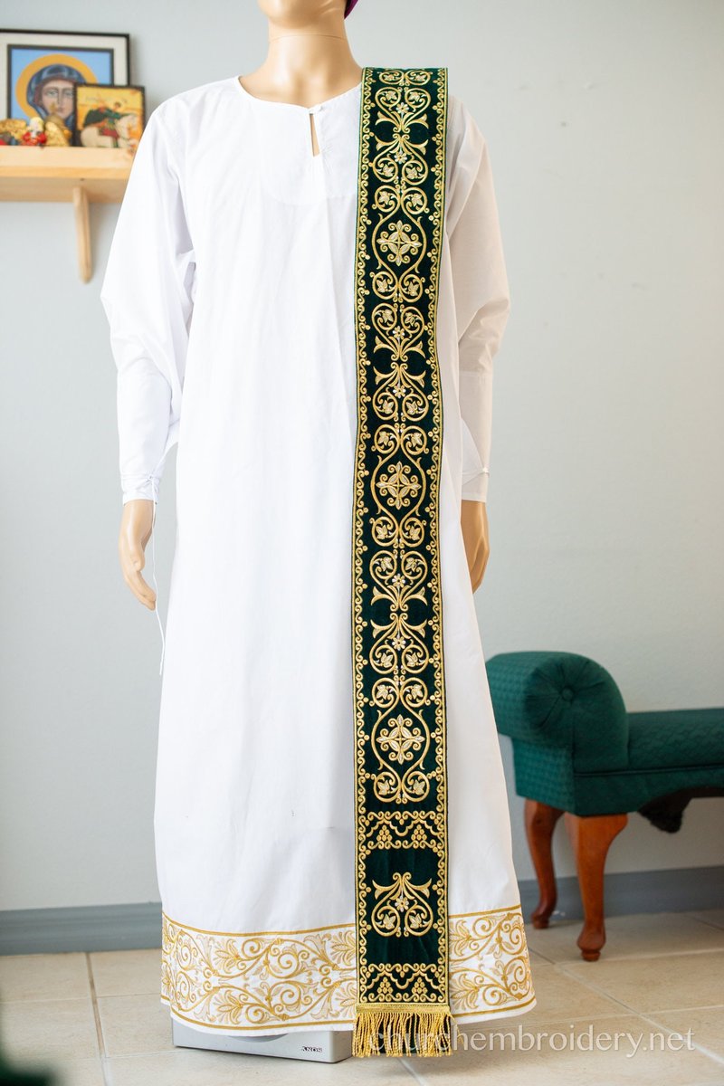 Deacon Orarion from Velvet Cotton with Premium Metallic Threads — photo 9