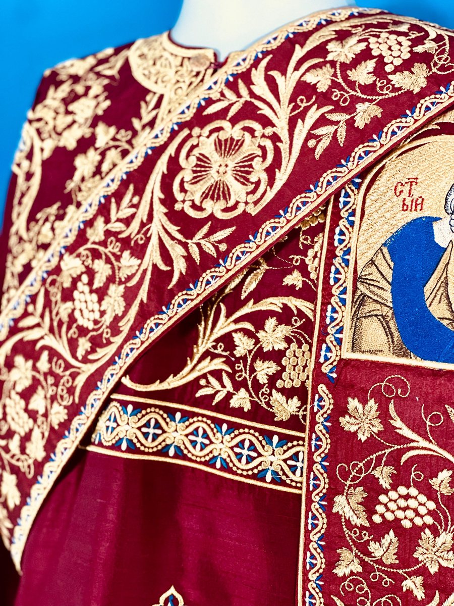 Dupioni Silk Deacon Vestments with Side Buttons