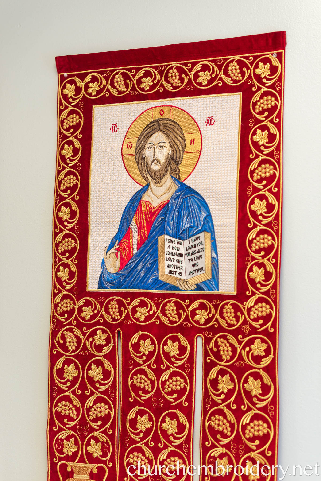 Embroidered Banner Horugvy Of Our Lord Jesus Christ, Orthodox Church — photo 2
