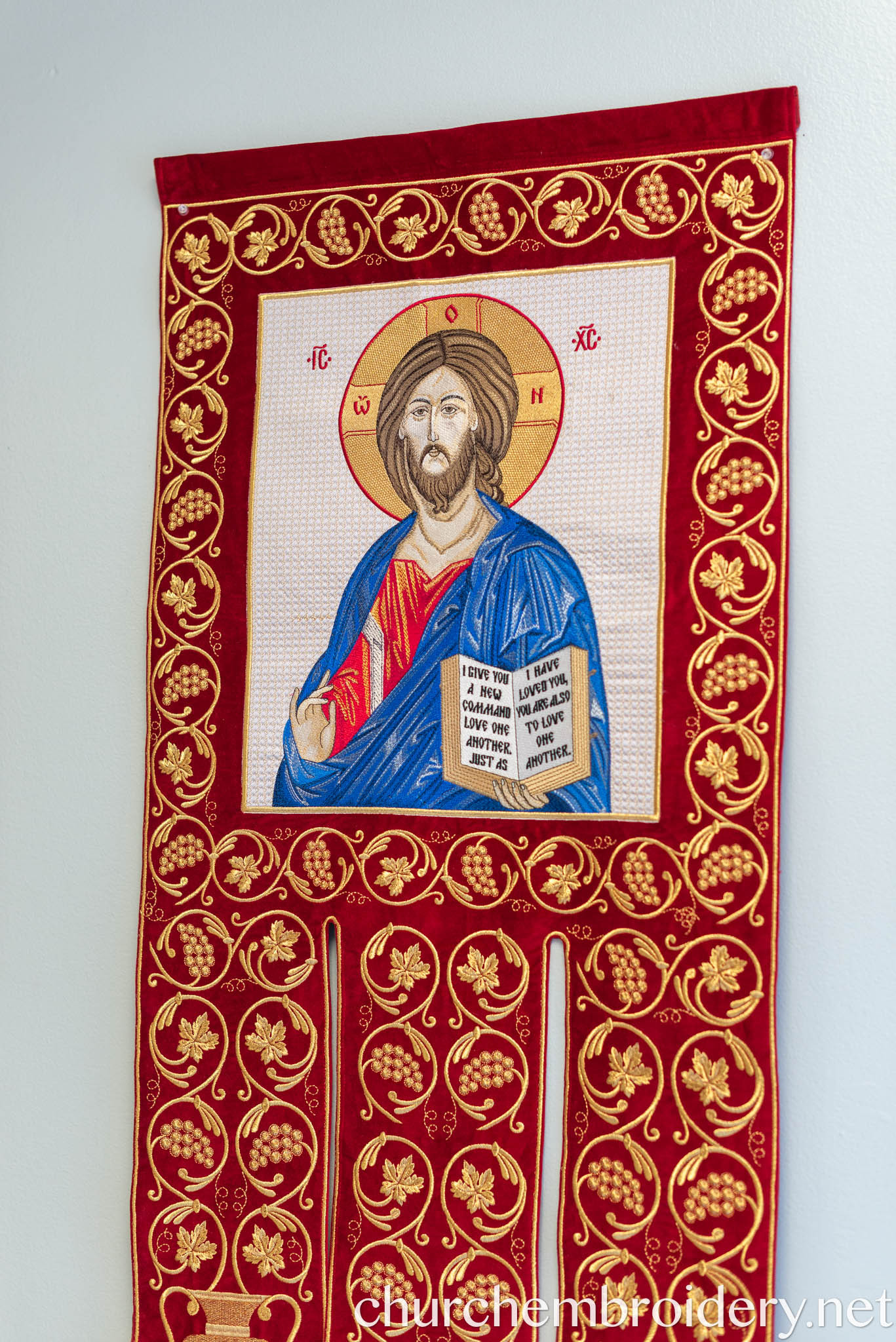 Embroidered Banner Horugvy Of Our Lord Jesus Christ, Orthodox Church — photo 3