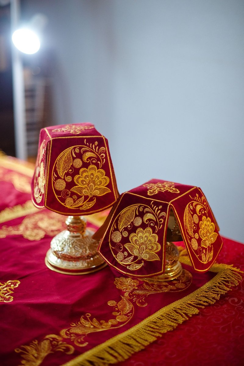 Embroidered Chalice covers, Gospel bookmark and Gospel cover — photo 2