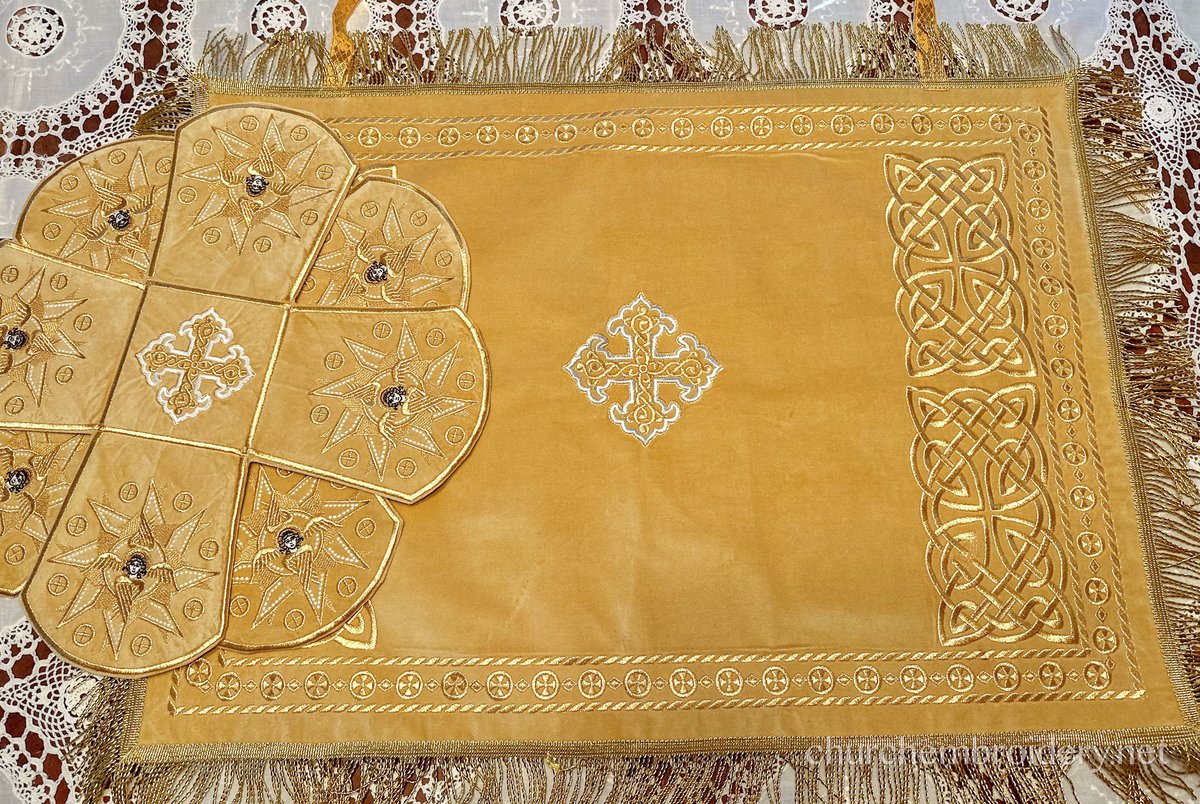 Exclusive Gold-Embroidered Chalice Covers for Orthodox Churches — photo 4